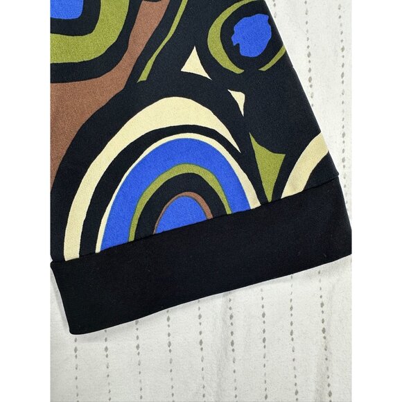 Vintage Harolds Dress Sz S Mid-Century Modern Artsy Groovy Slinky Knit RetroFAB - Picture 4 of 11